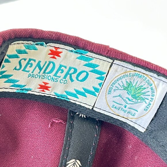 Grand Canyon National Park Hat Maroon Snapback Sendero Provisions - Picture 8 of 8